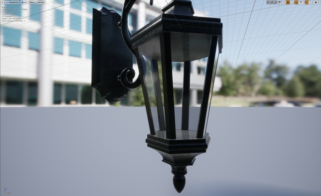 【VRChat】ウォールライト01