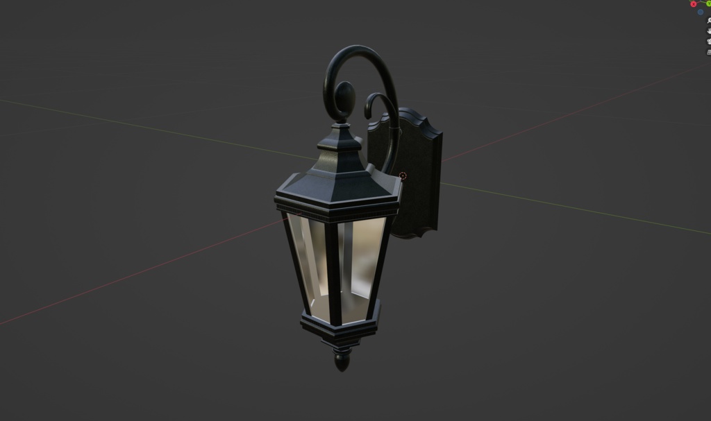 【VRChat】ウォールライト01