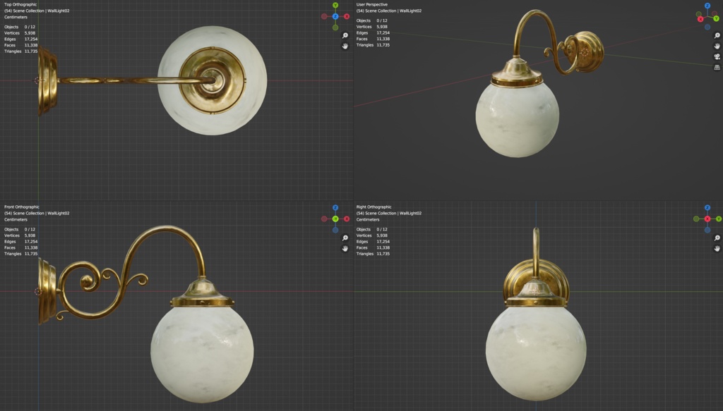 【VRChat】ウォールライト02