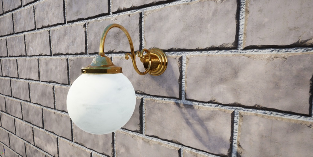 【VRChat】ウォールライト02