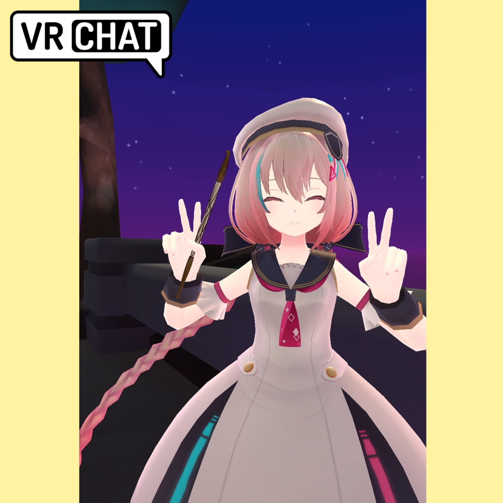 【VR Chat】煙管(桜)