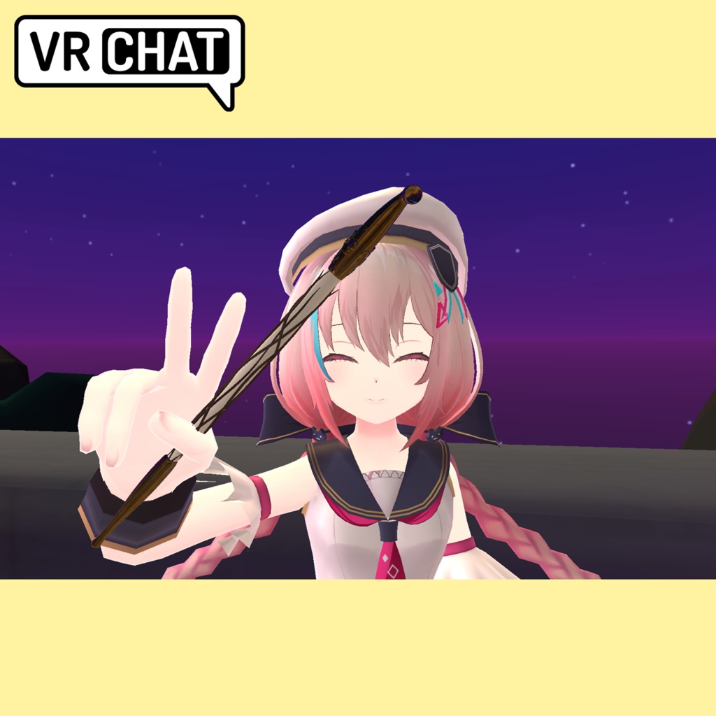 【VR Chat】煙管(桜)