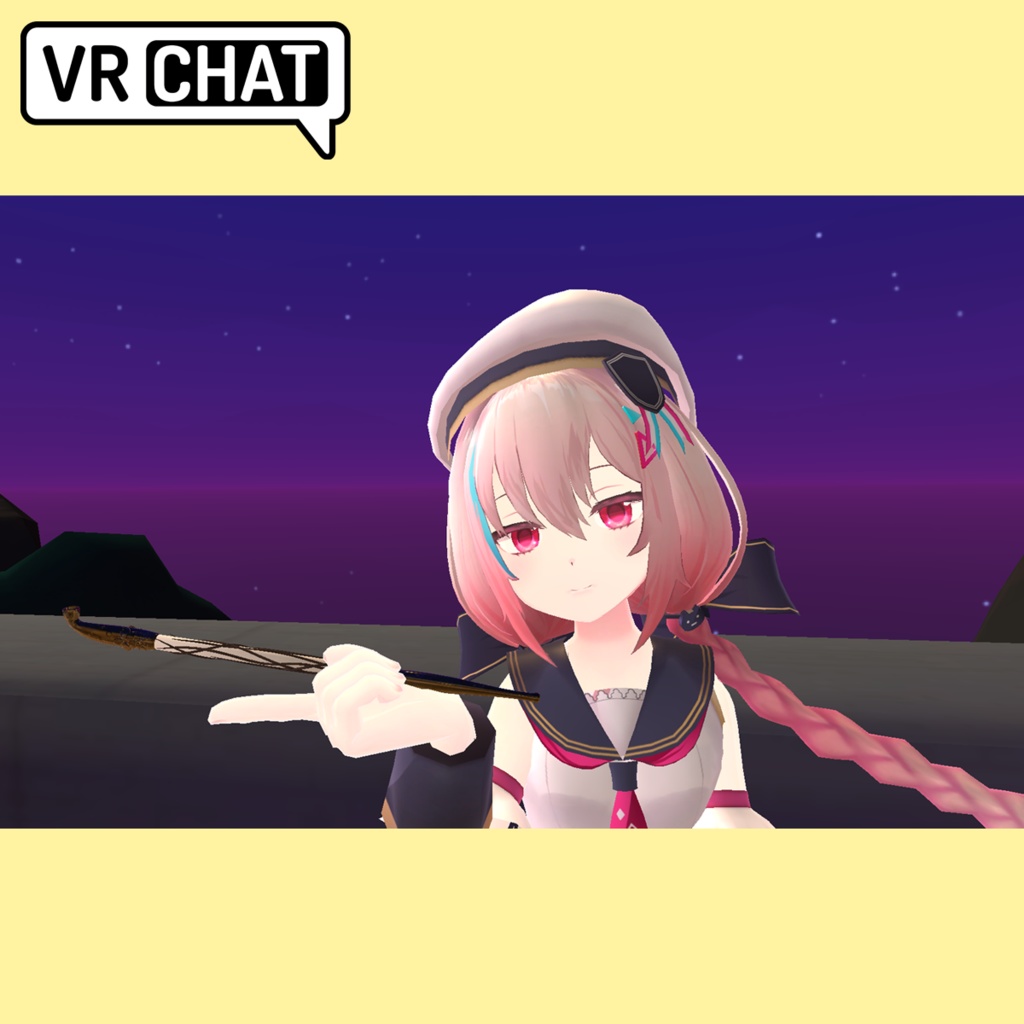 【VR Chat】煙管(桜)