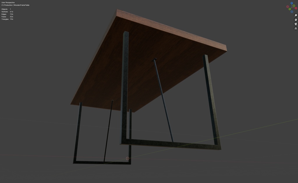 (無料)【VRChat】石のダイニングテーブル