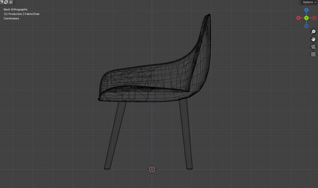 【VRChat】ファブリックダイニングチェア