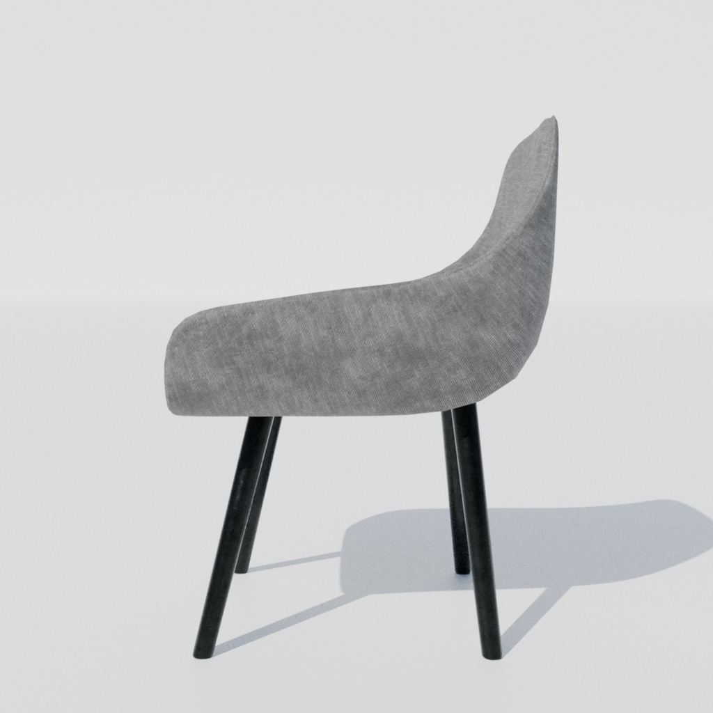 【VRChat】ファブリックダイニングチェア