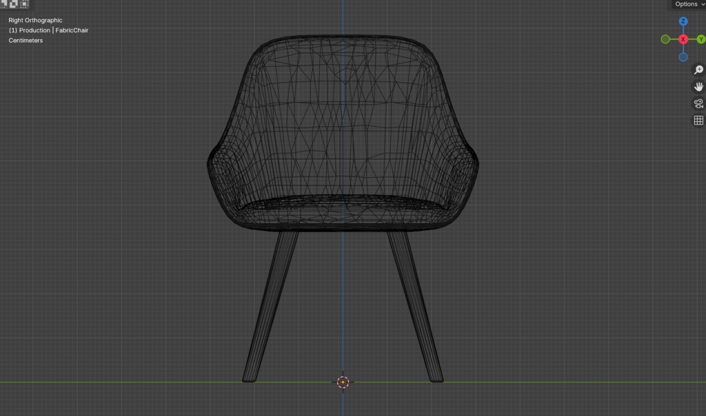 【VRChat】ファブリックダイニングチェア