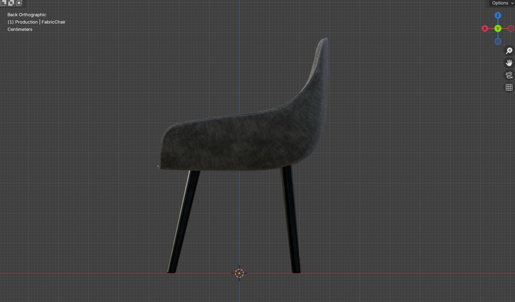 【VRChat】ファブリックダイニングチェア