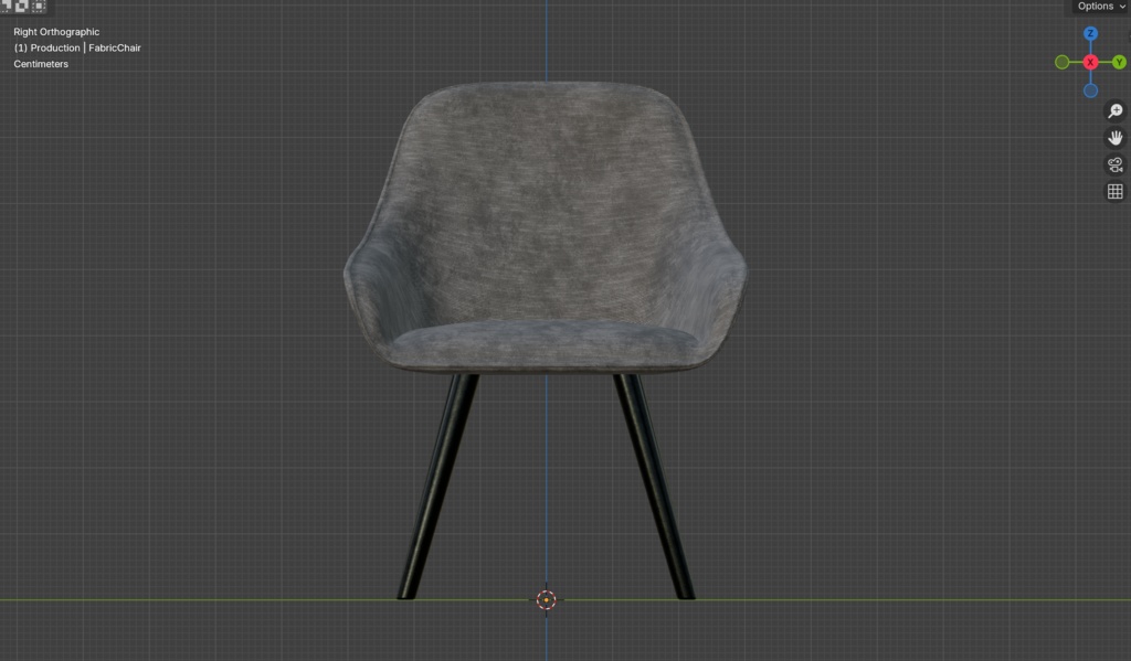【VRChat】ファブリックダイニングチェア