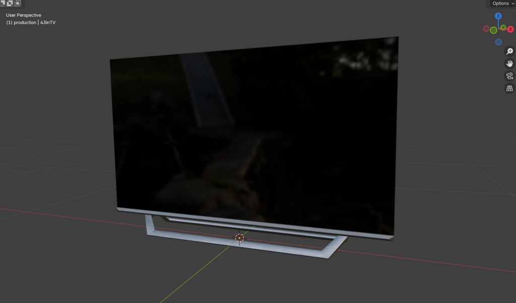 【VRChat】43インチTV