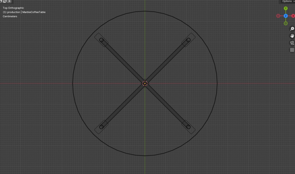 【VRChat】大理石のローテーブル