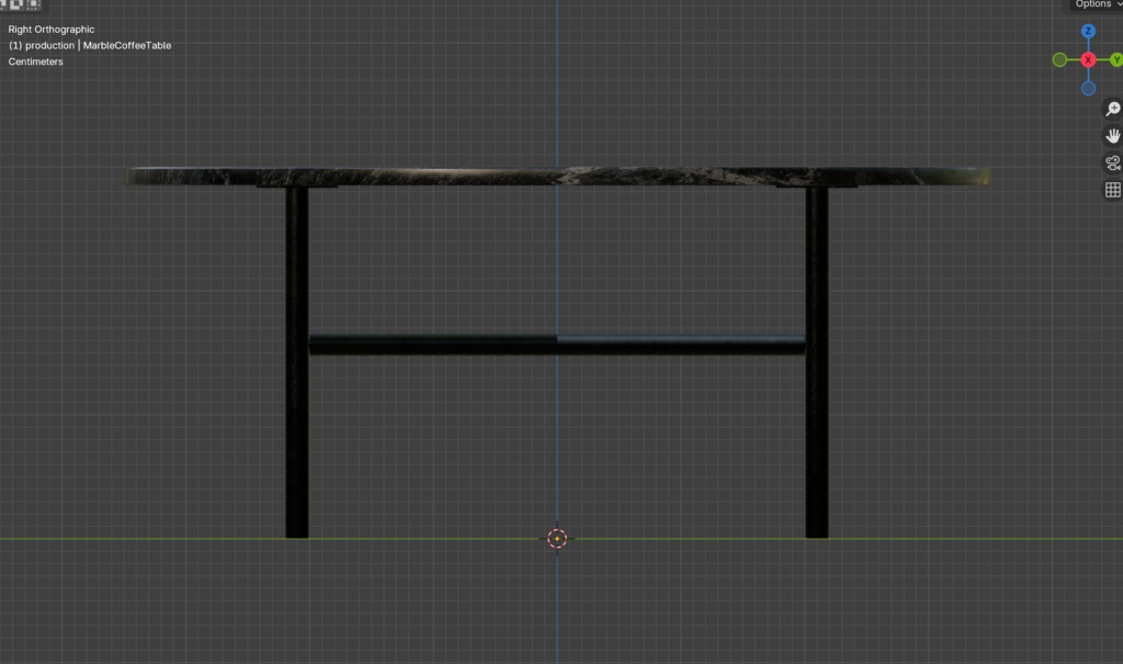 【VRChat】大理石のローテーブル