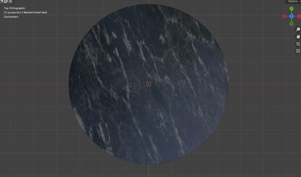 【VRChat】大理石のローテーブル