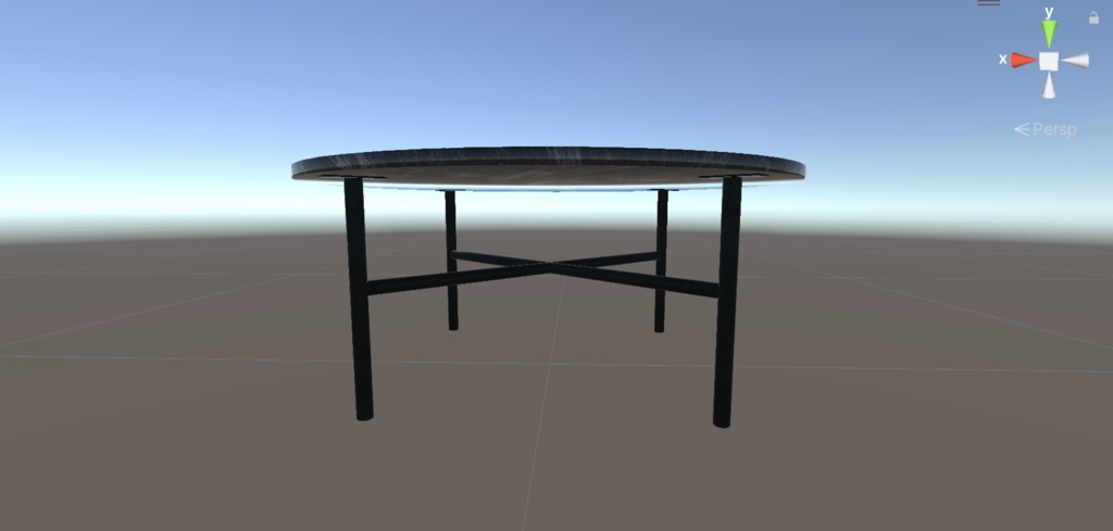 【VRChat】大理石のローテーブル