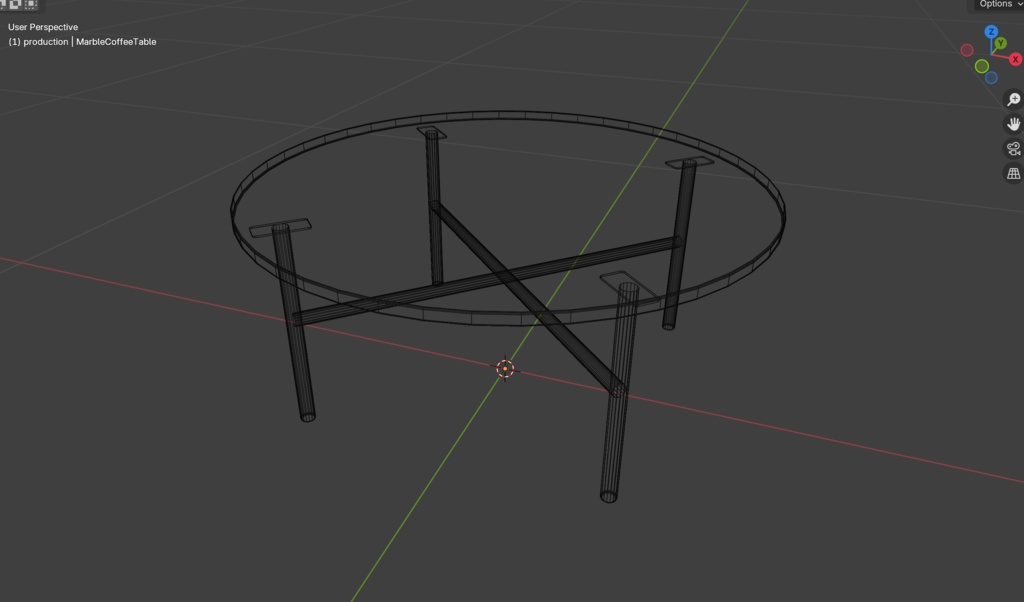 【VRChat】大理石のローテーブル