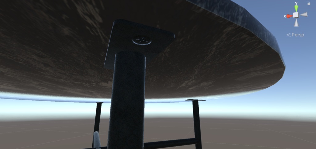 【VRChat】大理石のローテーブル