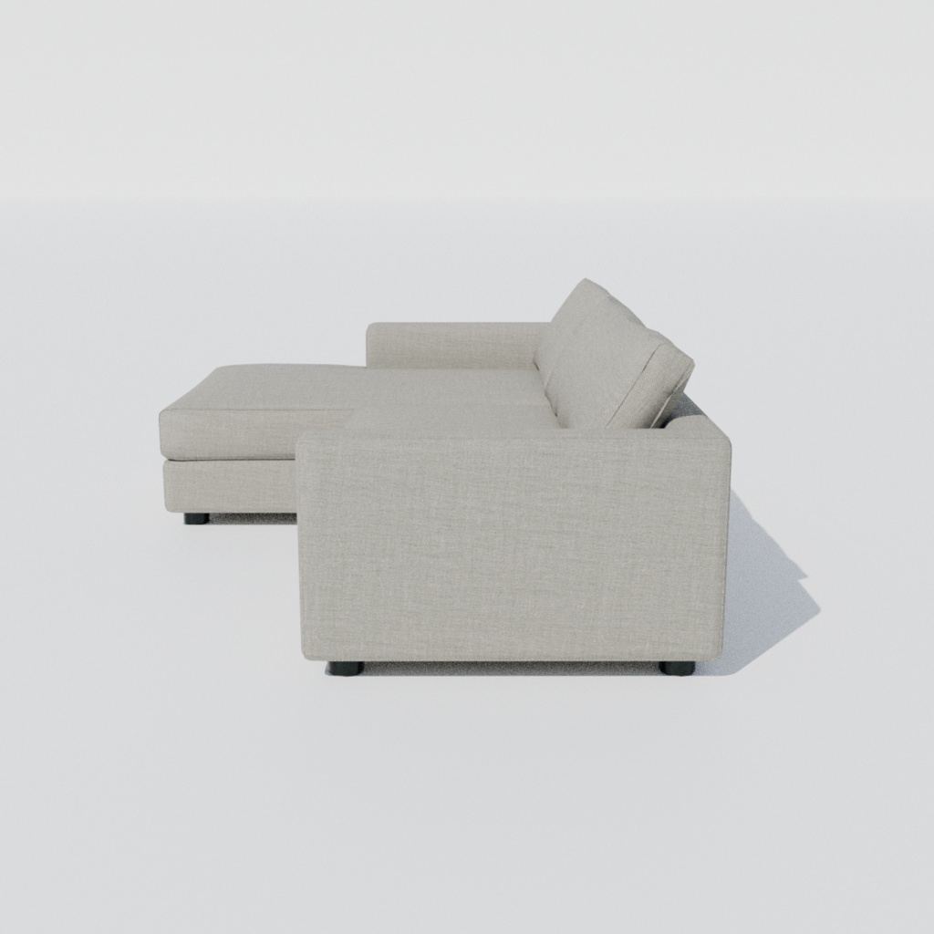 【VRChat】220cmカウチソファ