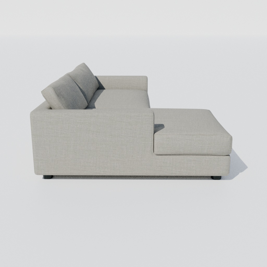 【VRChat】220cmカウチソファ