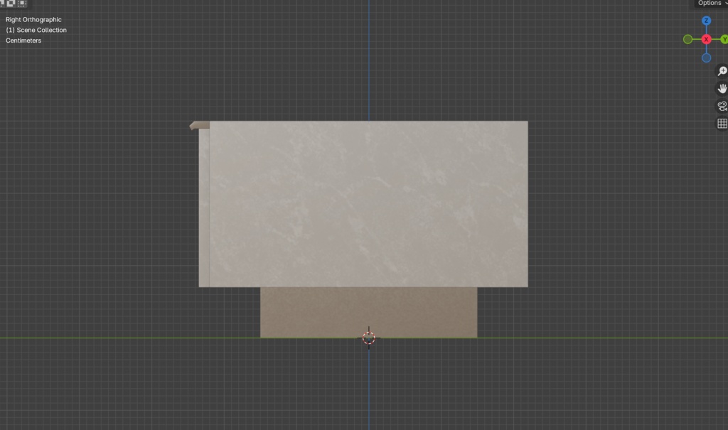 【VRChat】大理石風TVキャビネット