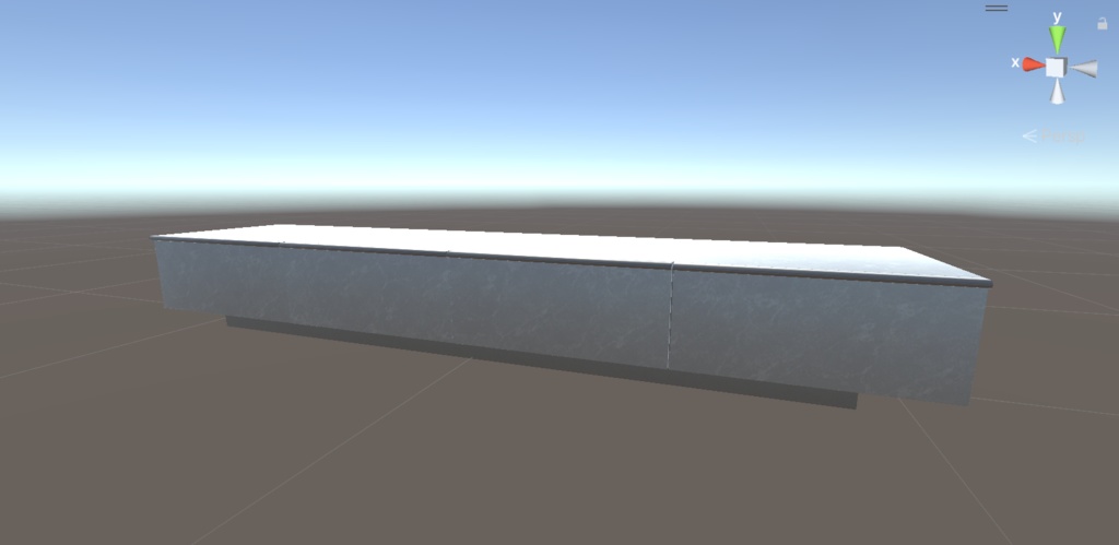 【VRChat】大理石風TVキャビネット