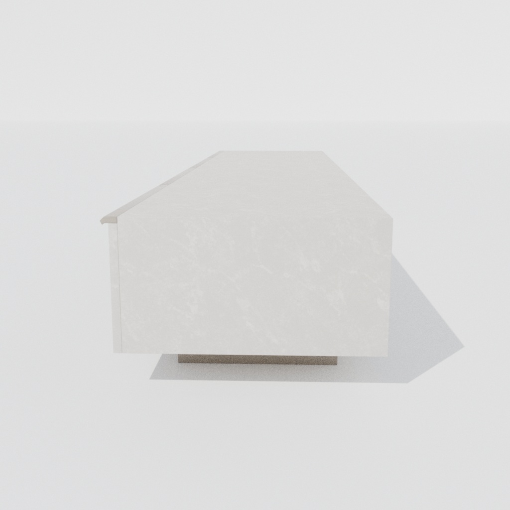 【VRChat】大理石風TVキャビネット