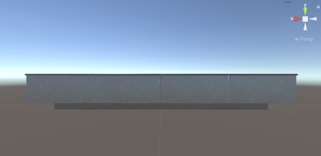 【VRChat】大理石風TVキャビネット