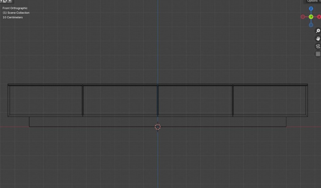 【VRChat】大理石風TVキャビネット