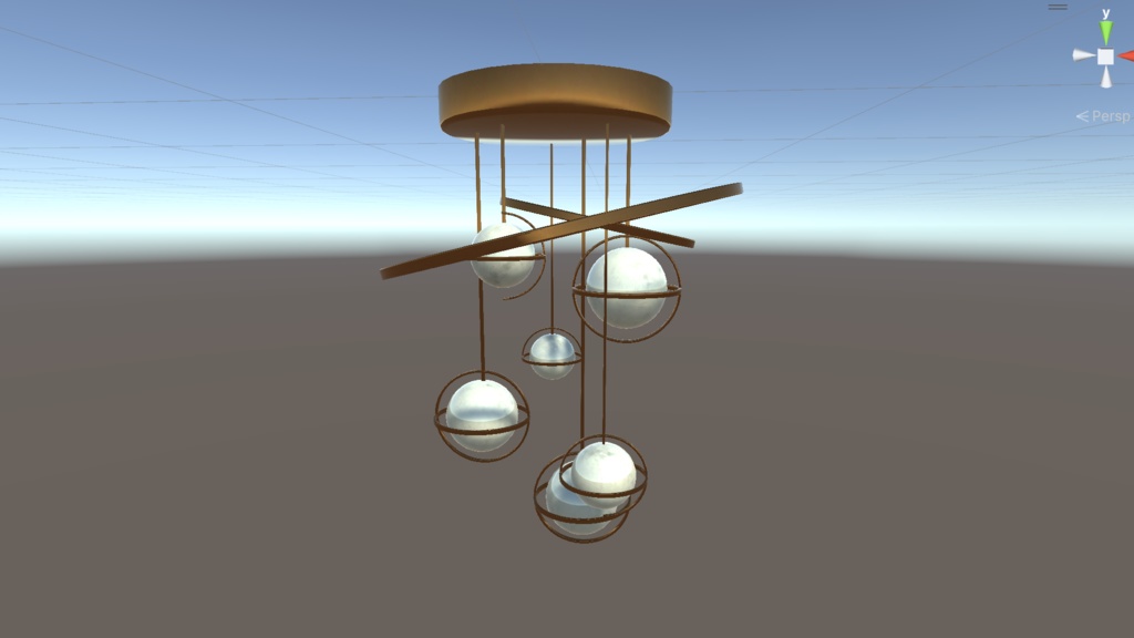 【VRChat】プラネットシーリングライト