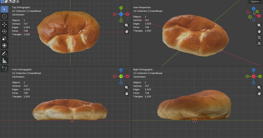 【無料:VRChat】ブレッドパック01