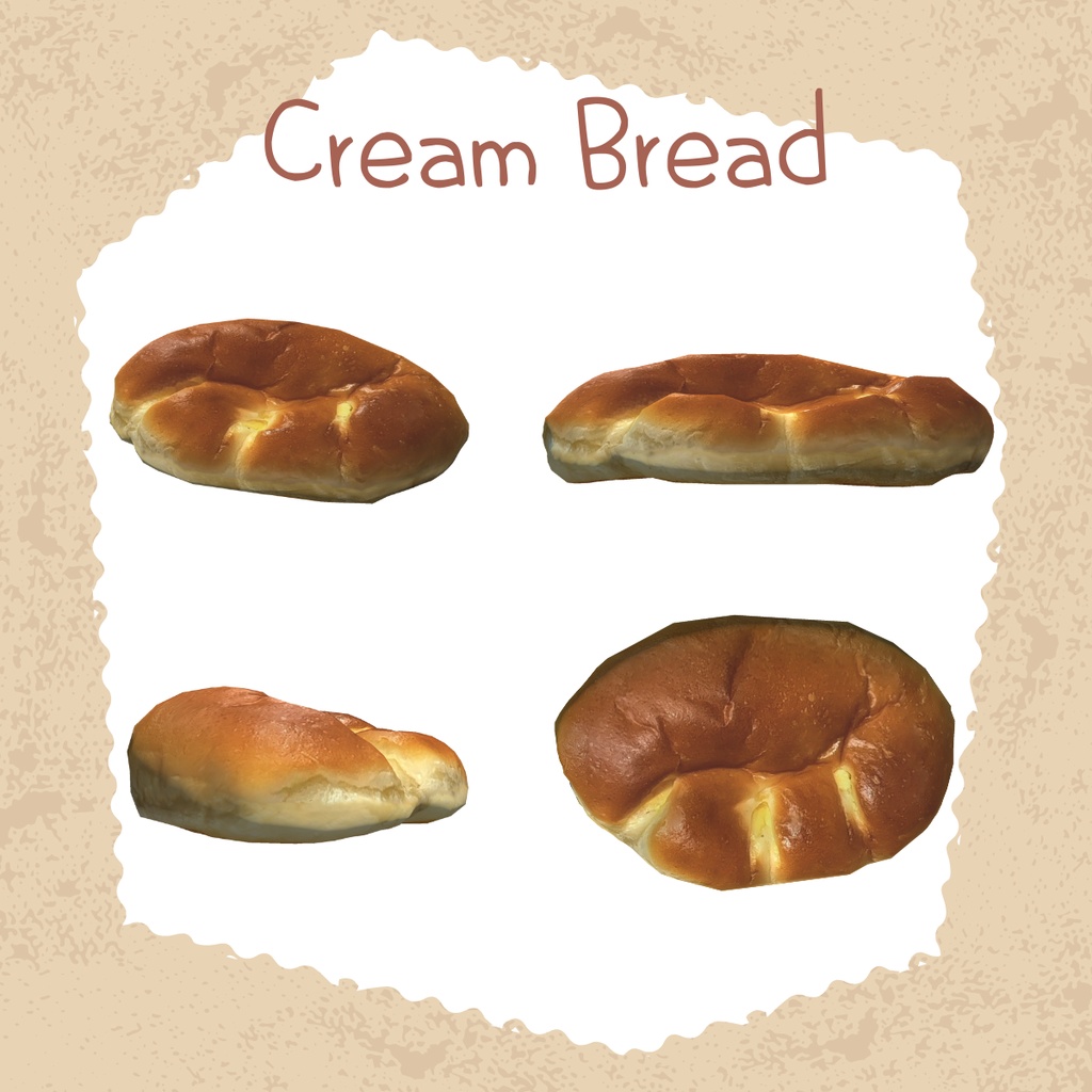 【無料:VRChat】ブレッドパック01