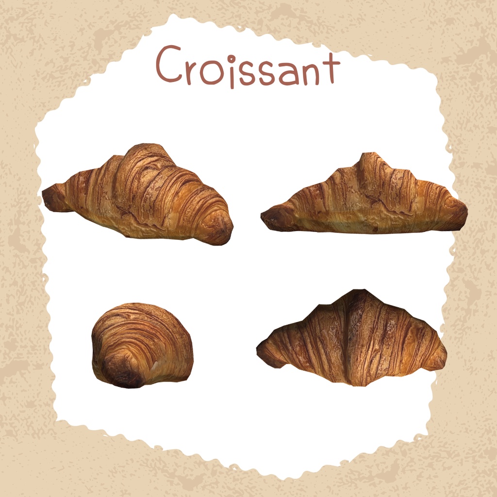 【無料:VRChat】ブレッドパック01