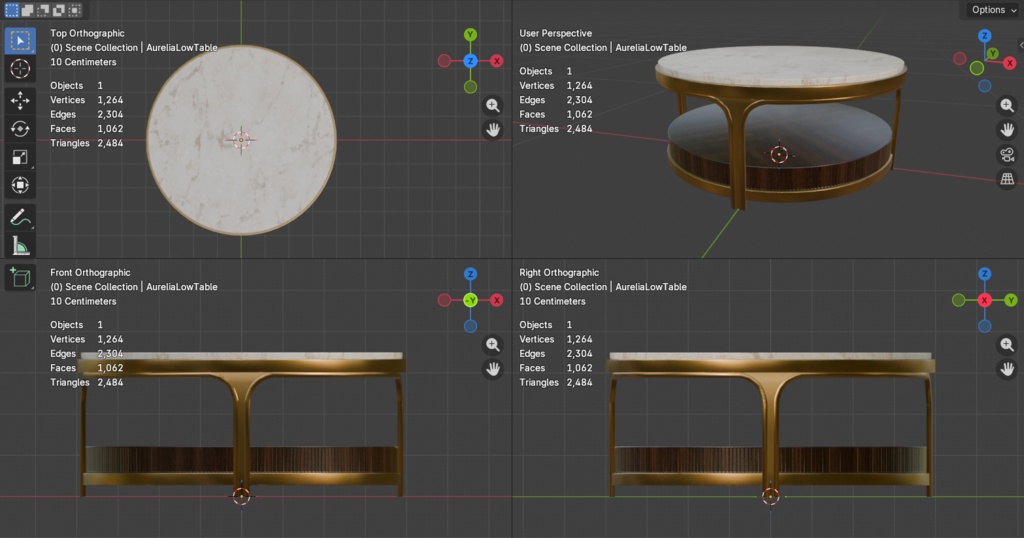【VRChat】アウレリアローテーブル