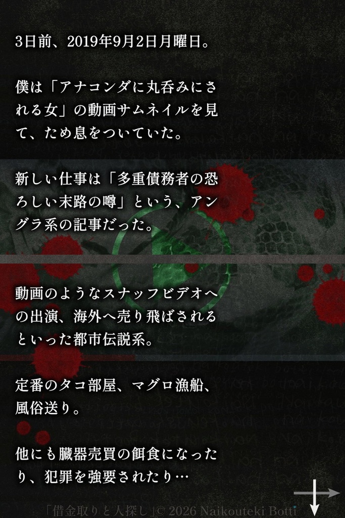 借金取りと人探し1_PDF版【コミック風ノベル】