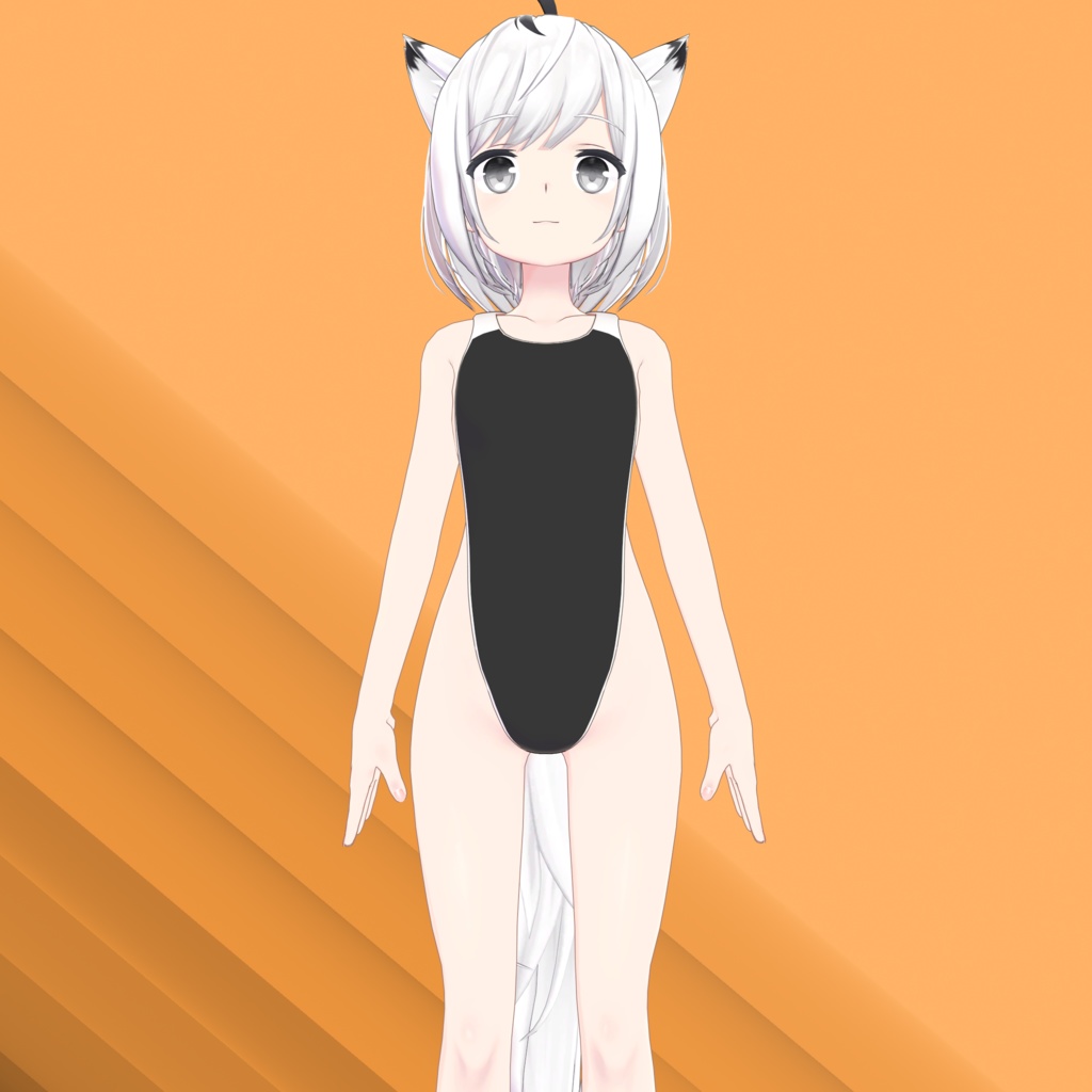 【狐九里るる用】例のセータ - School Swimsuit for Kokuri Ruru