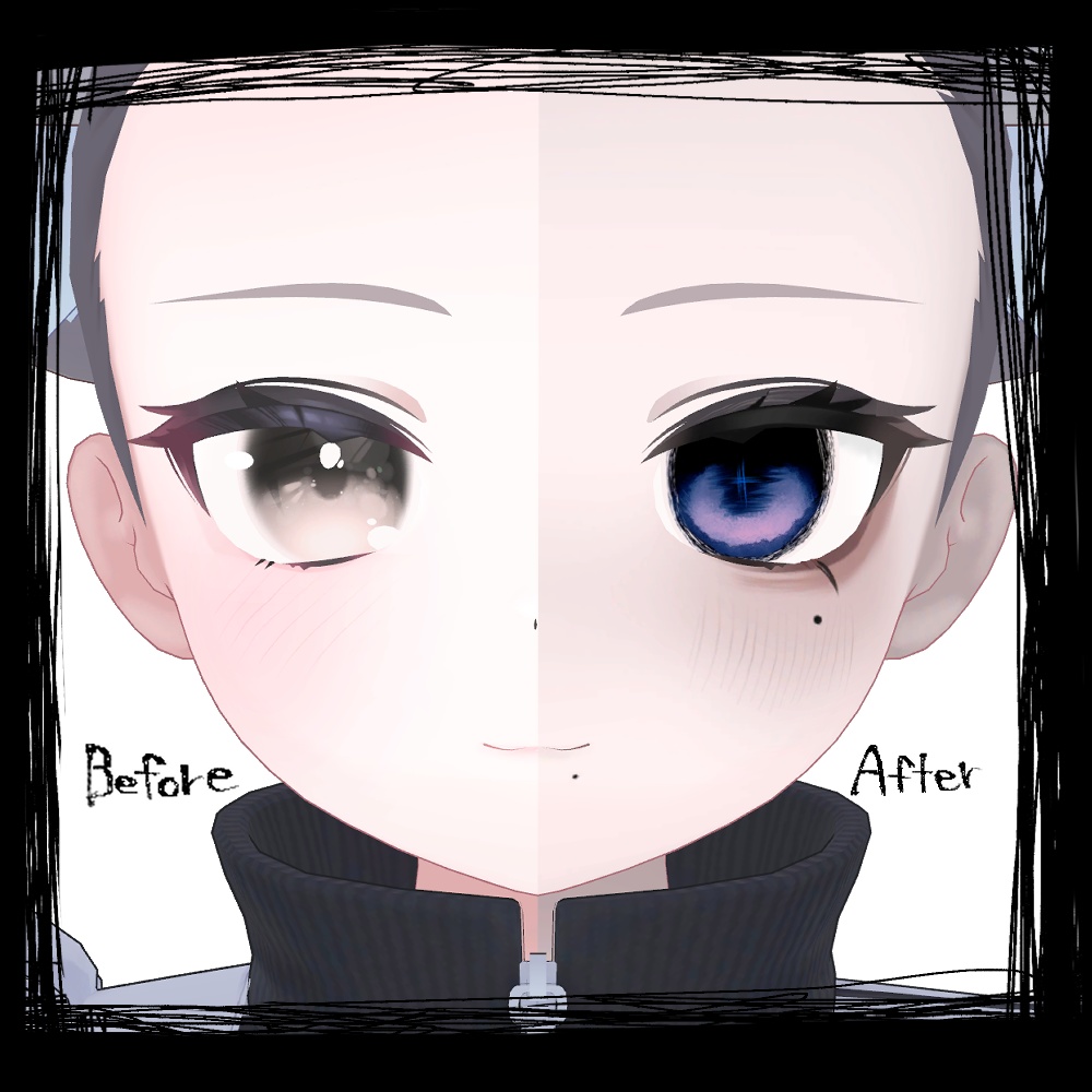 〔2avatar対応〕Frayed Eye〔Skin+Makeup+Eye〕