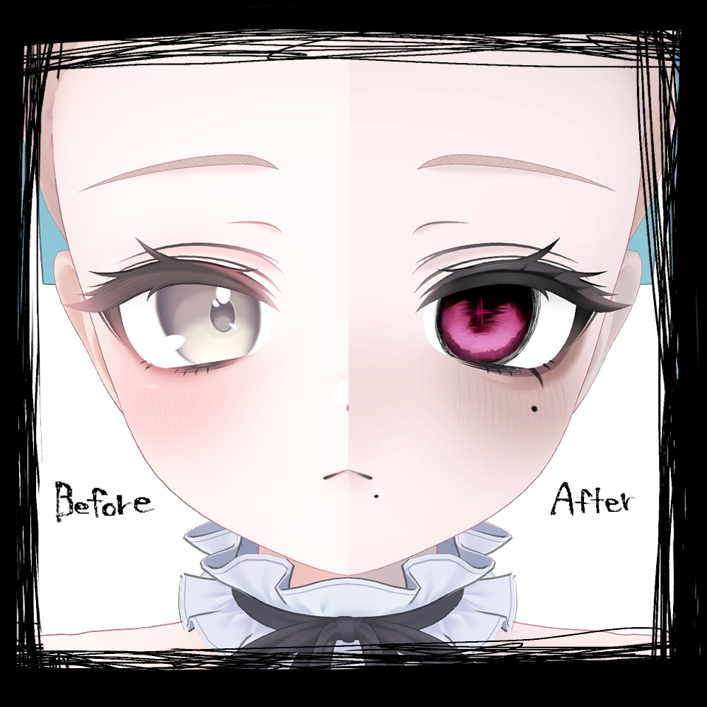 〔2avatar対応〕Frayed Eye〔Skin+Makeup+Eye〕