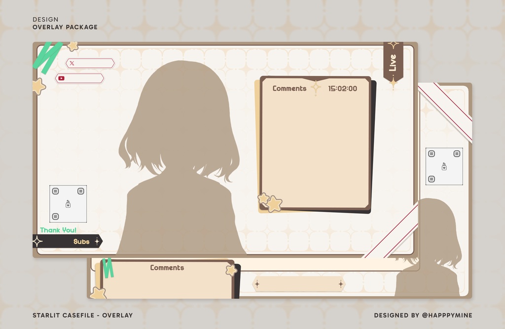 配信画面 / 事件ファイル オーバーレイ