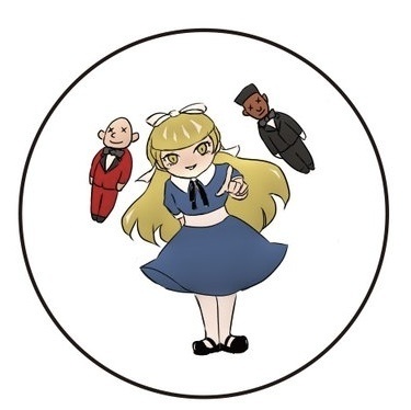 マカロンキーホルダー　アリス