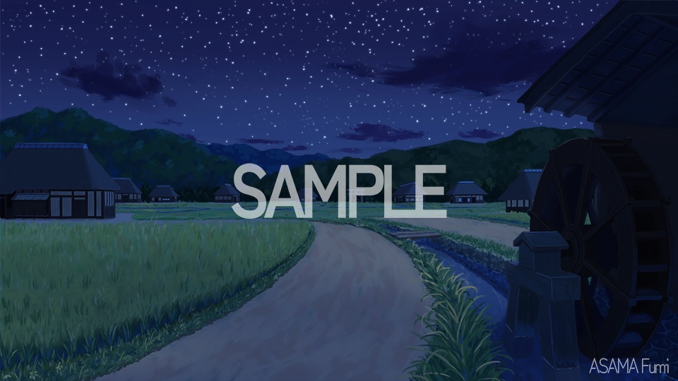 初夏の農村風景