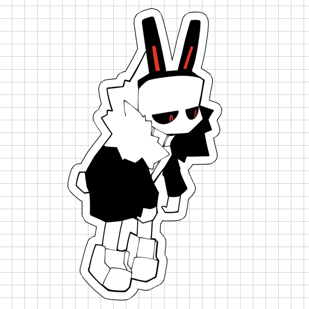 フェルサンズ　うさみみアクキー