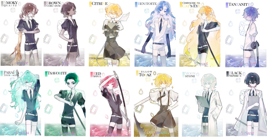 [Limbus Company]GemstoneBus 箔押しクリアカードセット