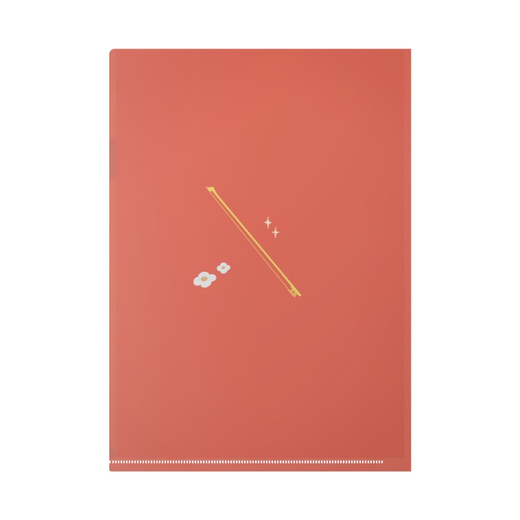 ヴァイオリンガール クリアファイル