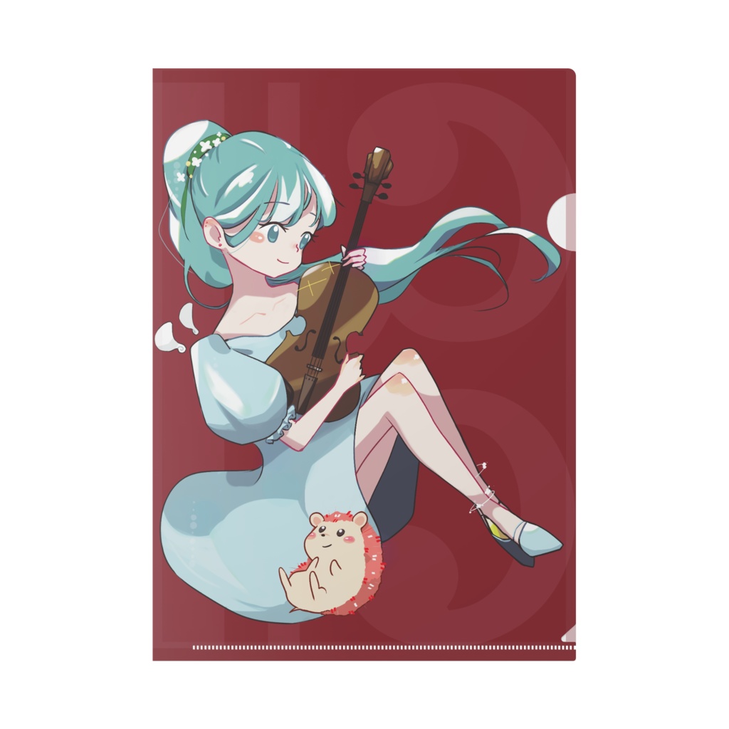 ヴィオラ&赤いはりねずみ クリアファイル