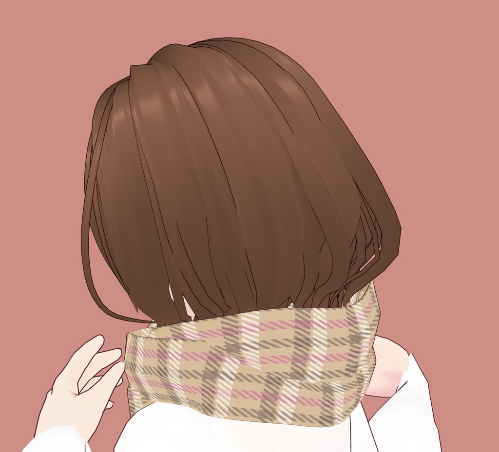 マフラー&マフラー髪セット