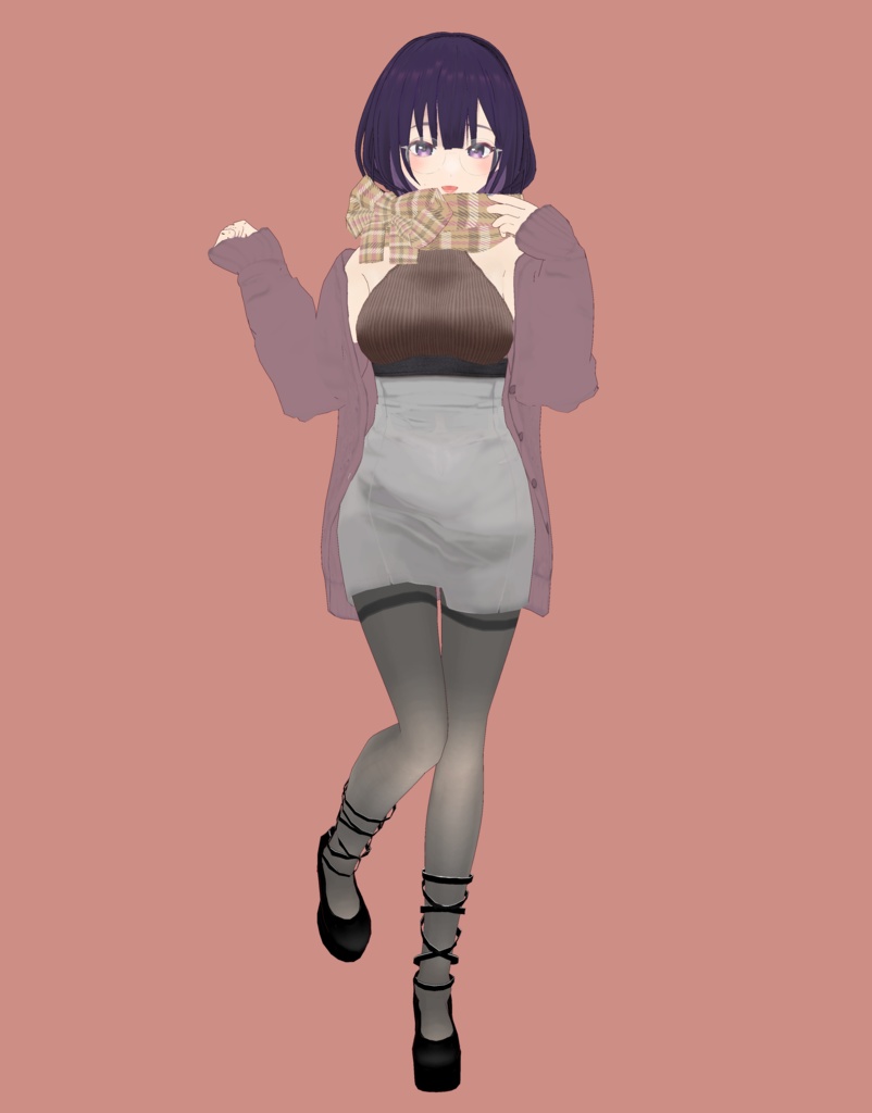 マフラー&マフラー髪セット