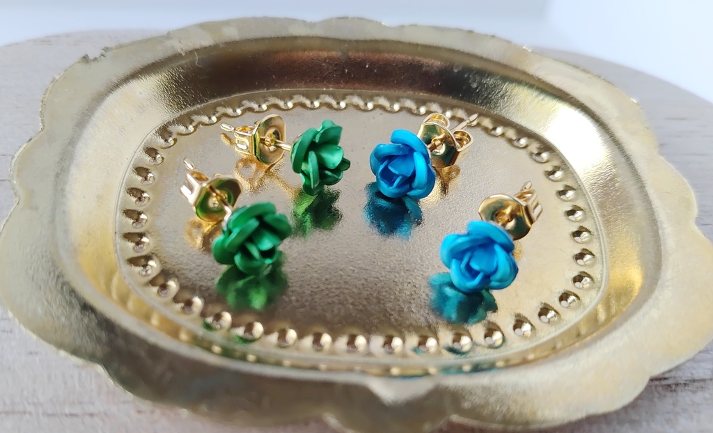 薔薇ピアスセット【さねぎゆイメージ】