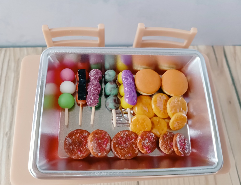 お茶請けフードミニチュアセット