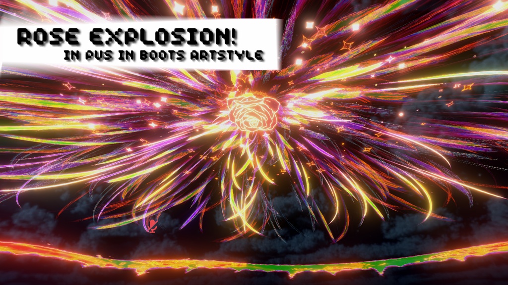[VRChat/VFX] Rose Explosion