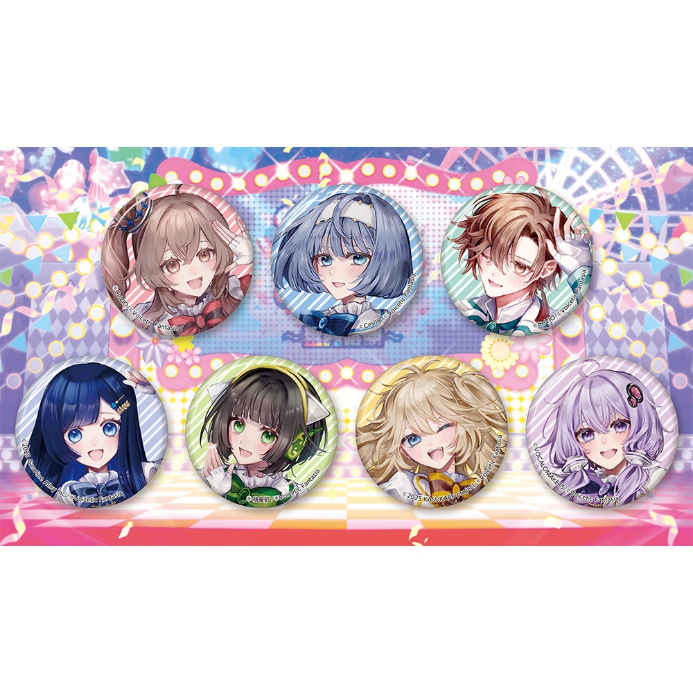 Voicetic Fantasia 2025 ～響円喝祭～ 缶バッジ7個セット