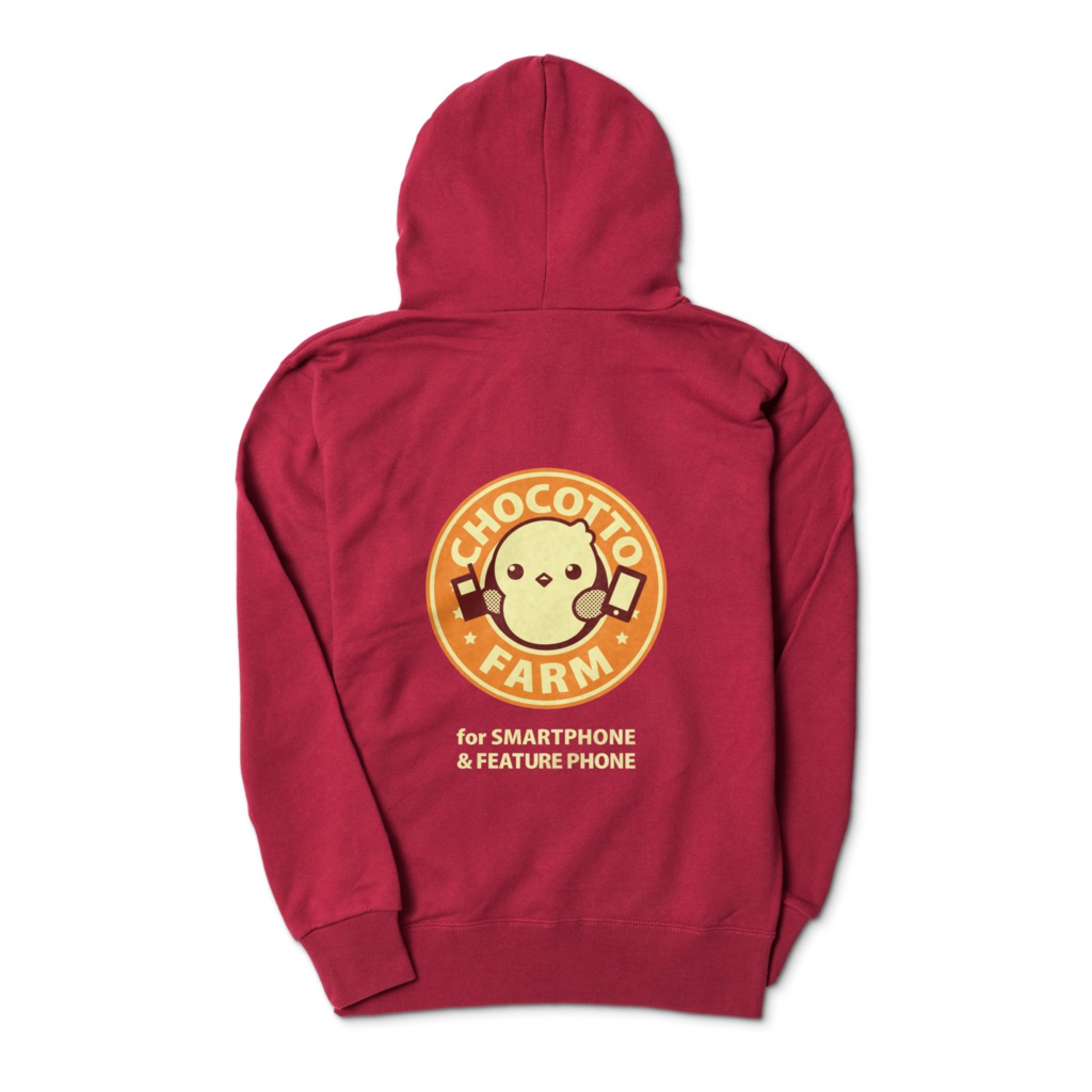 ひよこパーカー(レッド)